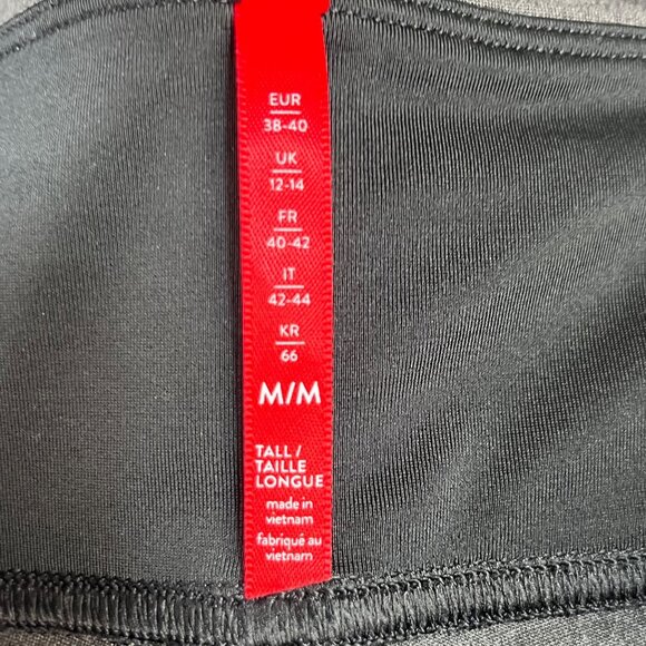 Spanx Everywear Leggings Womens Medium Gray Split-Hem Firm Control - Picture 7 of 9